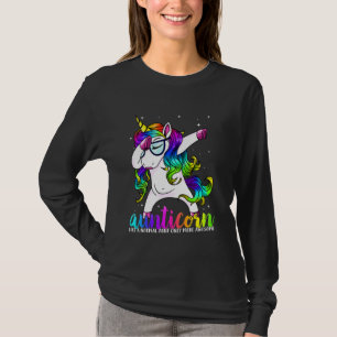 Aunticorn Like A Normal Aunt Only Awesome Christma T-Shirt