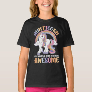 aunticorn like a normal aunt only more awesome T-Shirt