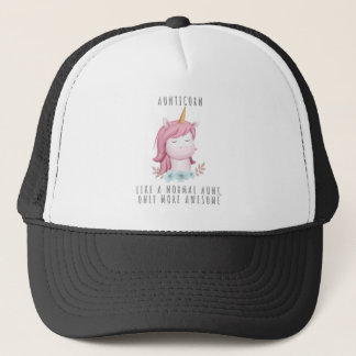 aunticorn like a normal aunt only more awesome trucker hat