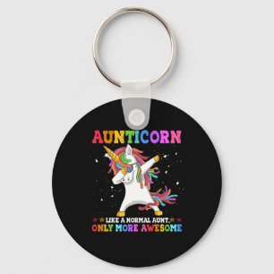 Aunticorn Like An Aunt Only Awesome Dabbing Unicor Key Ring