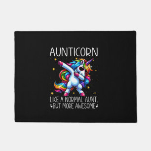 Aunticorn Like Normal Aunt But More Awesome Dabbin Doormat