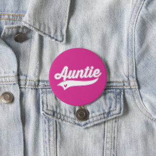 Auntie 7.5 Cm Round Badge