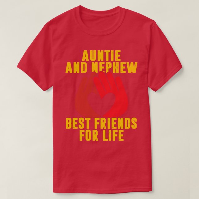 Auntie And Nephew  T-Shirt (Design Front)