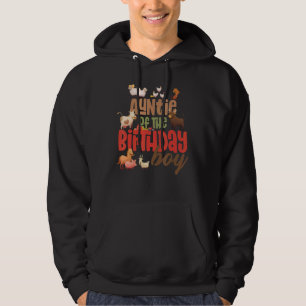 Auntie Barn Animals Farm Country Birthday Crew The Hoodie