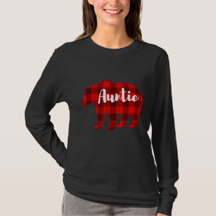 Auntie Bear Clothing Womens  Aunt Family Member Au T-Shirt