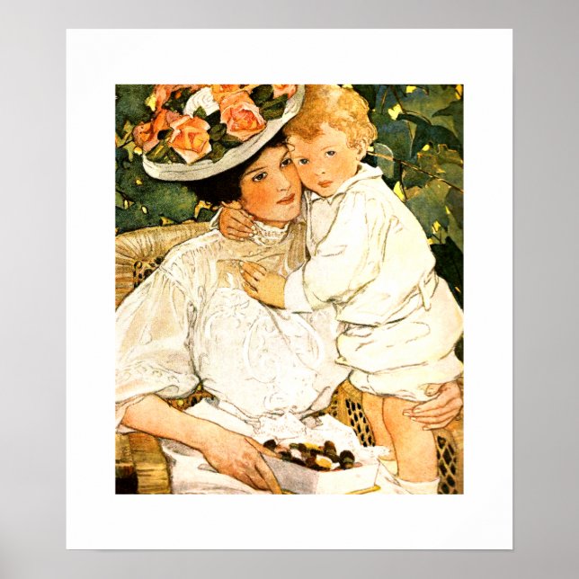 "Auntie"  by Jessie Willcox Smith Poster (Front)