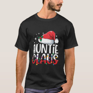 Auntie Claus Family Matching Christmas Pyjamas San T-Shirt