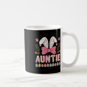 Auntie Colourful Easter Eggs Bunny Bow Tie Family Coffee Mug