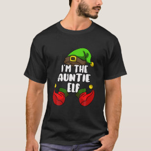 Auntie Elf Matching Family Group Christmas Party P T-Shirt