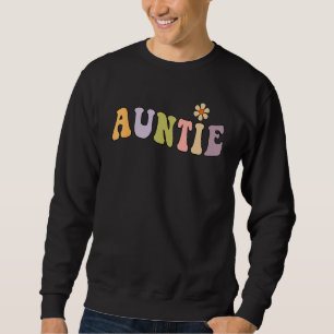 Auntie For Women Aunt Vintage Floral Design to A Sweatshirt