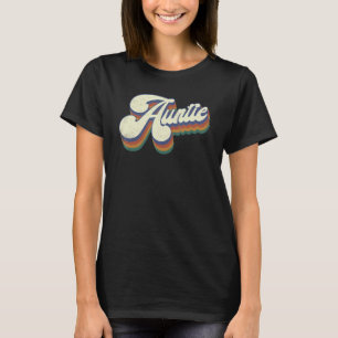 Auntie For Women Retro Vintage Mother s Day Aunt T-Shirt
