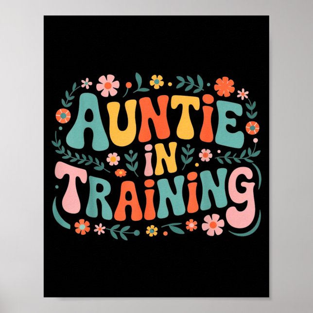 Auntie In Training Aun For Hostal Labor Nephew  Poster (Front)
