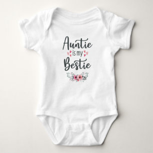 Auntie is My Bestie Baby Bodysuit