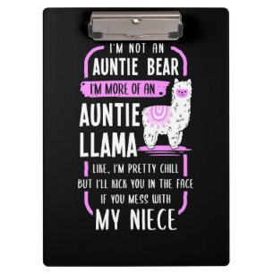 Auntie Llama Clipboard