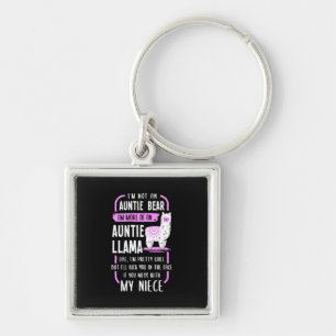 Auntie Llama Key Ring
