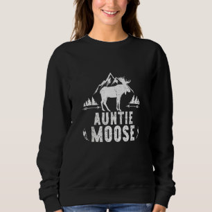 Auntie Moose Matching Family Camping Hiking T Shir Sweatshirt