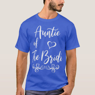 Auntie of Bride & Groom Wedding Matching T-Shirt