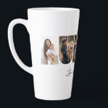 Auntie Photo Collage Latte Mug<br><div class="desc">This is a photo collage latte mug that spells out the word AUNTIE along with a custom message. This is the perfect gift for an aunt for aunt's day,  her birthday or Christmas.</div>