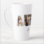 Auntie Photo Collage Latte Mug<br><div class="desc">This is a photo collage latte mug that spells out the word AUNTIE along with a custom message. This is the perfect gift for an aunt for aunt's day,  her birthday or Christmas.</div>