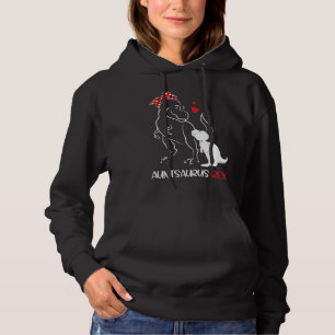 Auntie Saurus Rex Auntsaurus Dinosaur Aunties Hoodie