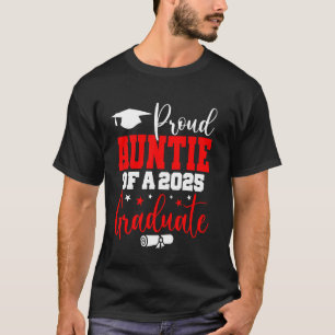 Auntie Senior 2025 Proud Auntie Of A Class Of 2025 T-Shirt
