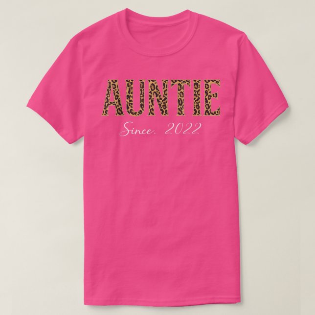 Auntie Since 2022 Nephew Niece Baby Newborn Mum Un T-Shirt (Design Front)