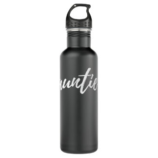 Auntie Squared Aunt of Two  710 Ml Water Bottle