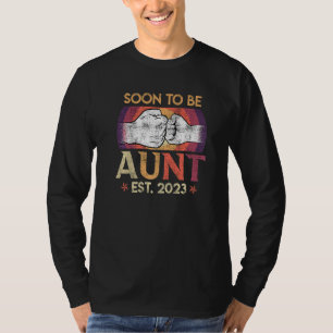 Auntie to be 2023 Soon to be aunt  1 T-Shirt