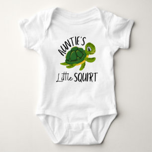 Auntie Turtle Baby, Pregnancy Reveal  Baby Bodysuit