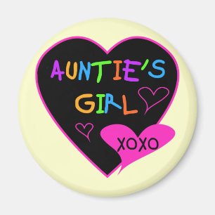 Aunties Girl t shirts, mugs, hats, and more Magnet