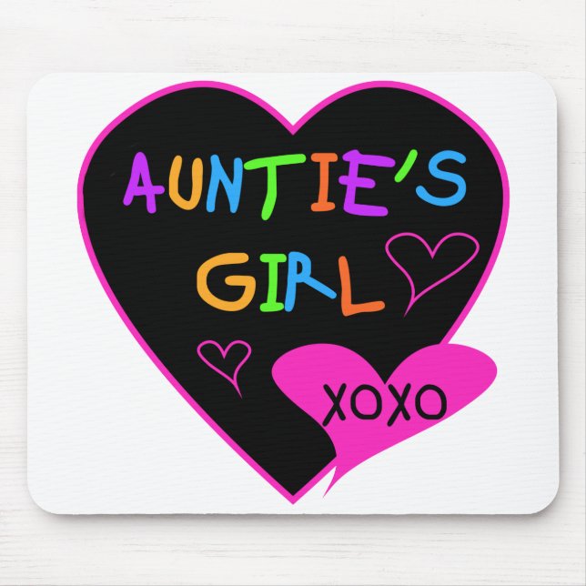Aunties Girl t shirts, mugs, hats, and more Mouse Pad (Front)