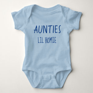 Aunties Lil Homie Baby Bodysuit