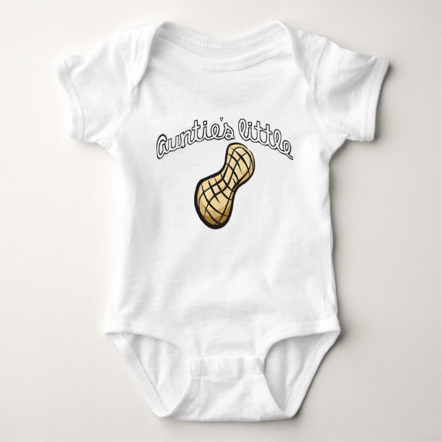 Auntie's Little Peanut Baby Bodysuit (Front)