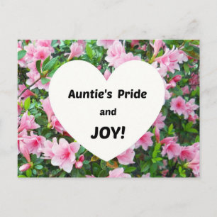 Auntie's Pride and JOY! Postcard
