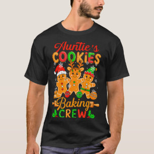 Auntie's Xmas Cookie Baking Crew Funny Baker Ginge T-Shirt