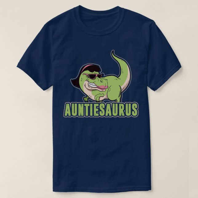 Auntiesaurus Aunt  T-Shirt (Design Front)