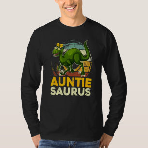 Auntiesaurus Dinosaur Auntie Saurus Family Matchi T-Shirt