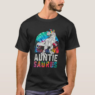Auntiesaurus Rex Dinosaur Aunt Saurus Family Match T-Shirt