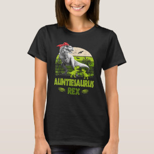 Auntiesaurus Rex T Rex Dinosaur Mothers Day T-Shirt