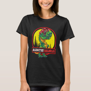 Auntiesaurus  T Rex Auntie Saurus Dinosaur Women A T-Shirt