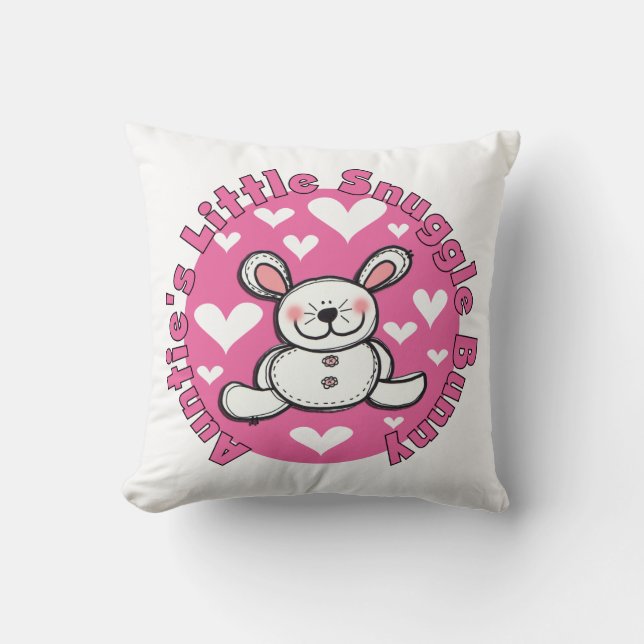 AUNTIESNUGGLEBUNNY.png Cushion (Front)