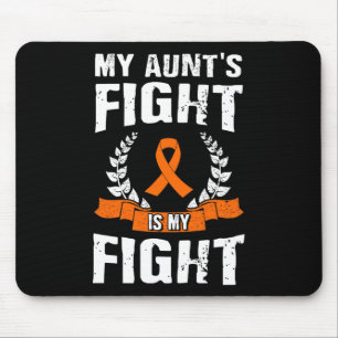 Aunt's Fight Is My Fight Leukaemia Awareness 1 Mouse Pad