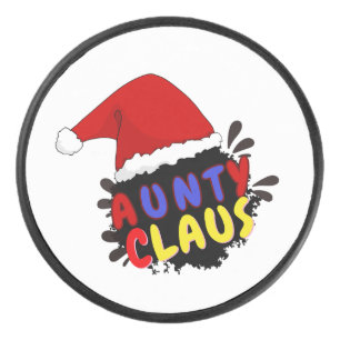 Aunty Claus adds extra sparkle Hockey Puck