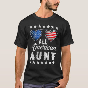 Aunty Fourth Of July Shirt Womens, All American Au