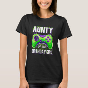 Aunty of the Birthday Party Boy Matching Family Vi T-Shirt
