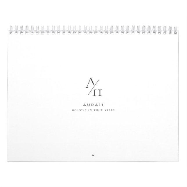 Aura11 believe in your vibes  calendar (Cover)