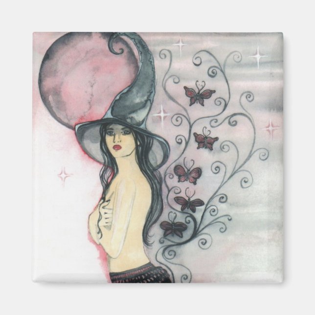 Aura at Dusk Witch Magnet (Front)