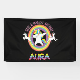 Aura Birthday  Aura Have A Magical Birthday Unicor Banner