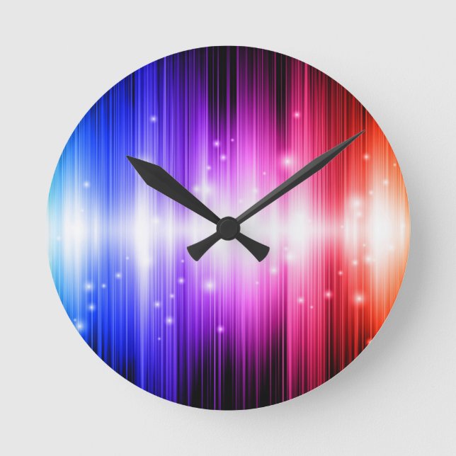 aura crazy colour attack round clock (Front)