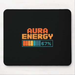 Aura Energy 67% Aura Farming Alpha Slang Gen 67th  Mouse Pad